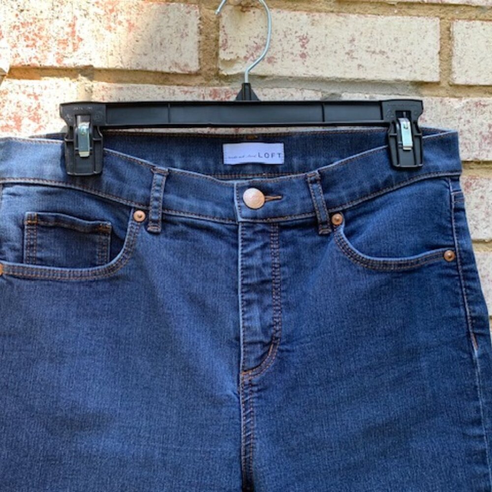 Loft skinny jeans women's size 30/10 - Picture 2 of 7